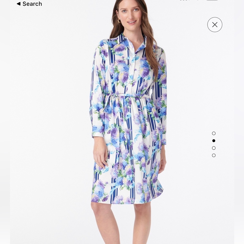 Jcrew wrap floral dress Dress